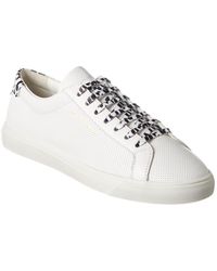 saint laurent andy perforated leather sneakers