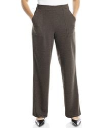 Max Studio - Double Knit Easy Wide Leg Pant - Lyst