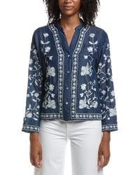 Nanette Lepore - Embroidered Blouse - Lyst