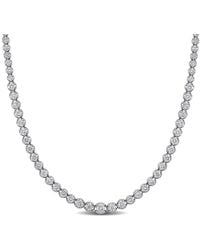 Rina Limor - 18K 4.71 Ct. Tw. Diamond Tennis Necklace - Lyst