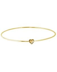 Jane Basch - 14k & 22k Over Silver Heart Bangle - Lyst