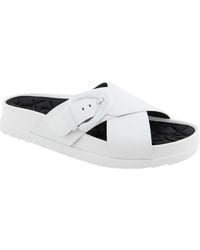 Aerosoles - Lago Leather Flat Sandal - Lyst