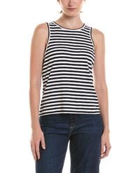 NIC+ZOE - Stripe Cape Rib Tank - Lyst