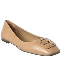 Tory Burch - Georgia Leather Ballet Flat - Lyst