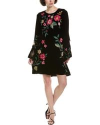 Johnny Was - Kimono Sleeve Silk-Blend H Swing Dress - Lyst