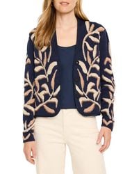 NIC+ZOE - Nic + Zoe Midnight Fern Tufted Knit Jacket - Lyst