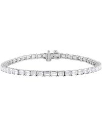 Lab Grown Diamonds - 14K 7.05 Ct. Tw. Lab Grown Diamond Bracelet - Lyst