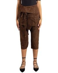 Saint Laurent - Leather Pant - Lyst