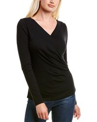 Max Mara Tamaro Wool-blend Top - Black
