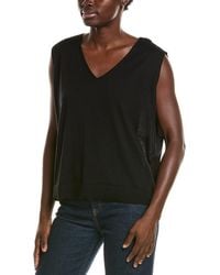 Eileen Fisher - Wool V-Neck Vest - Lyst