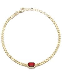 Sphera Milano - 14K Over Cz Curb Chain Bracelet - Lyst