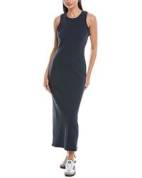 Splendid - Terry Knit Cut Away Midi Dress - Lyst
