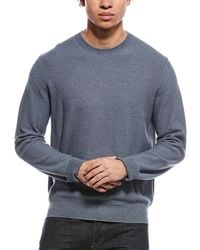 Vince - Geo Jacquard Wool & Cashmere Crewneck Sweatshirt - Lyst