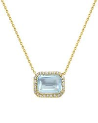Forever Creations USA Inc. - Forever Creations 14k 2.11 Ct. Tw. Diamond & Emerald Necklace - Lyst