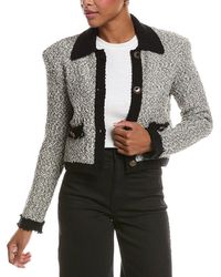 L'Agence - Arielle Collared Jacket - Lyst