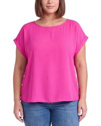 Jones New York - Plus Button Detail Blouse - Lyst