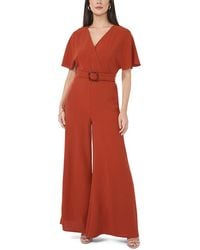Vince Camuto - Plunge V Neck Maxi Jumpsuit - Lyst
