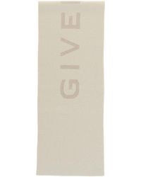 Givenchy - Reversible Logo Wool & Cashmere-Blend Scarf - Lyst