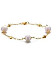 Rachel Glauber - 14k Over Silver 8.5-9mm Pearl Bracelet - Lyst