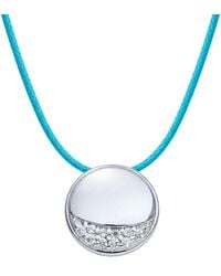 Liv Oliver - 18K Plated 0.70 Ct. Tw. Sapphire Necklace - Lyst
