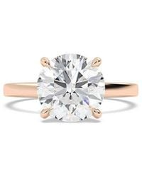 Lab Grown Diamonds - 14K Rose 3.00 Ct. Tw. Lab-Grown Diamond Ring - Lyst
