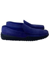 Tod's - Suede Slip-on Loafer (authentic Pre-loved) - Lyst