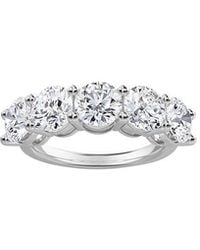 Diana M. Jewels - Diana M. Fine Jewelry 14k 2.55 Ct. Tw. Lab Grown Diamond Half-eternity Ring - Lyst