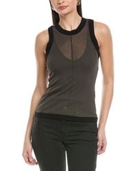 Nanushka - Denalie Wool-Trim Tank Top - Lyst
