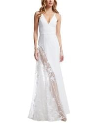 Dress the Population Audrina Maxi Dress in Metallic | Lyst