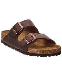 Birkenstock - Arizona Oiled Leather Sandal - Lyst