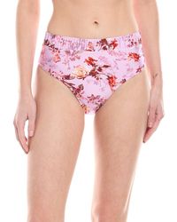 PATBO - Floral Haze High-Leg Bikini Bottom - Lyst