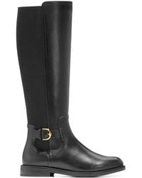 Cole Haan - Celestina Riding Leather Boot - Lyst