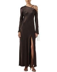 strapless open back dress Zapakasa Women Sparkly Gold Metallic Pleated Long Formal Dress Strapless  A-Line Holiday Party Dress