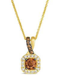 Le Vian - Le Vian 14K 0.50 Ct. Tw. Diamond Drop Pendant Necklace - Lyst