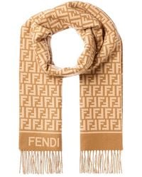 Fendi - Ff Wool & Cashmere-Blend Scarf - Lyst