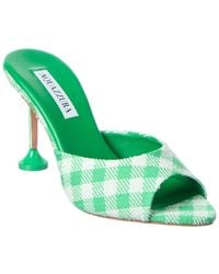 Aquazzura - Canvas & Leather Sandal - Lyst