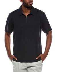 Ted Baker - Rib Zip Polo Shirt - Lyst