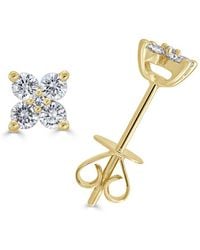 Sabrina Designs - 14k 0.32 Ct. Tw. Diamond Flower Studs - Lyst
