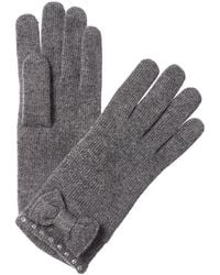Portolano - Bow & Stones Cashmere-Blend Gloves - Lyst