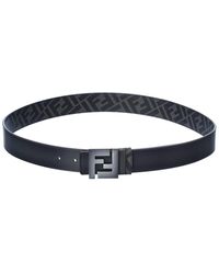 Fendi - Ff Reversible Leather Belt - Lyst