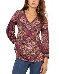 Hale Bob - Paloma Long Sleeve Blouse - Lyst