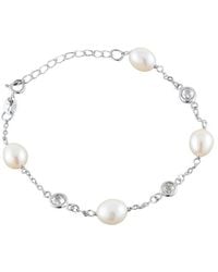 Splendid - 7-7.5Mmmm Pearl Cz Bracelet - Lyst