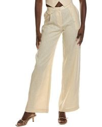 Bardot - Geordy Hipster Linen Pant - Lyst