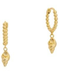 Argento Vivo - 14k Plated Drop Huggie Earrings - Lyst