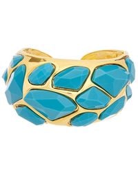 Kenneth Jay Lane - 22K Plated Bangle Bracelet - Lyst