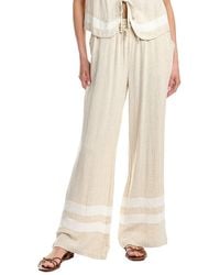 Vintage Havana - Linen-Blend Wide Pant - Lyst