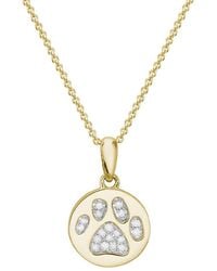 Diamond Select Cuts - 14k Diamond Pendant Necklace 0.06 Ct. - Lyst