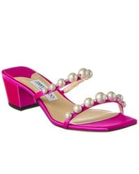 Jimmy Choo - Amara 45 Satin Sandal - Lyst