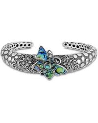 Samuel B. - Silver Butterfly Cuff Bracelet - Lyst