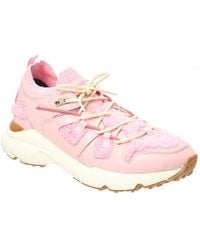 Tod's - Sportiva Leather & Shearling Sneaker - Lyst